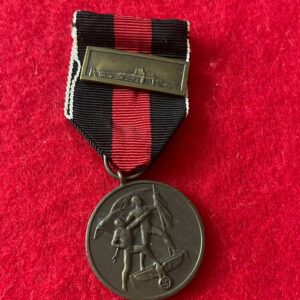 Sudetenland Medal with Prague castle Bar