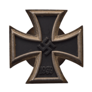 Iron Cross First Class 1939 screw back marked L/52 maker C. F. Zimmermann, Pforzheim Main.